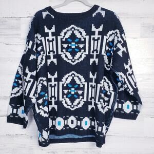 Vintage Express Men's Graphic Oversized Sweater Size Medium